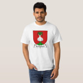 Knoblauch Familienwappen T-Shirt (Vorne ganz)
