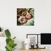 Knoblauch/Feinschmecker-Küchenplakat Poster (Heimbüro)