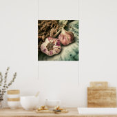 Knoblauch/Feinschmecker-Küchenplakat Poster (Küche)