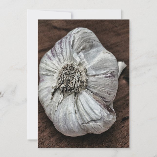 Knoblauch-Foto (Vorderseite)