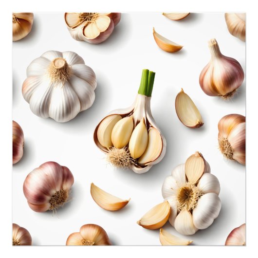 Knoblauch Fotodruck (Vorne)