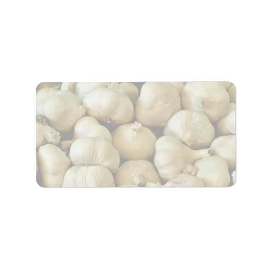 Knoblauch, frisch adressaufkleber (Vorne)