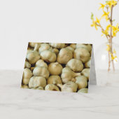 Knoblauch, frisch karte (Gelbe Blume)