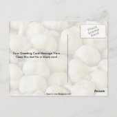 Knoblauch, frisch postkarte (Rückseite)