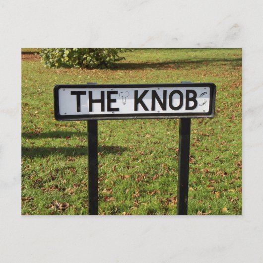 Knoblauch - Funny Rude Place Name Postkarte (Vorderseite)