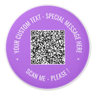 Knoblauch für den benutzerdefinierten QR-Code für  Keramikknauf