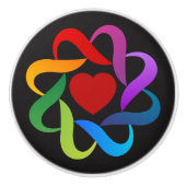 Knoblauch für Liebe- und Unity-Design-Keramik Keramikknauf (Vorderseite)