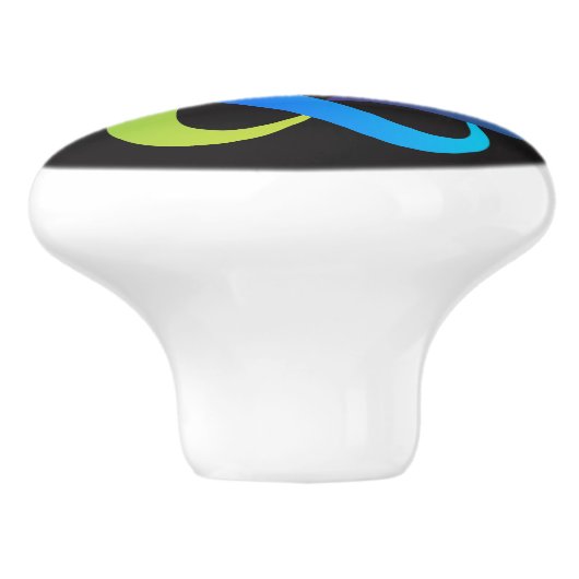 Knoblauch für Liebe- und Unity-Design-Keramik Keramikknauf (Seitenansicht)