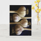 Knoblauch geht #2 voran karte (Gelbe Blume)