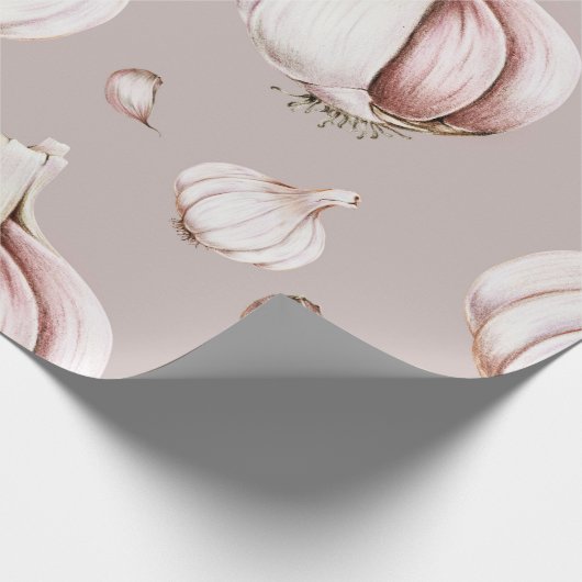 Knoblauch Geschenkpapier (Ecke)