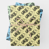 Knoblauch Geschenkpapier Set (Beispiel)