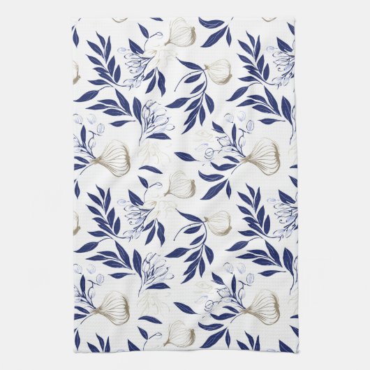 Knoblauch-Glamour - Teetuch Geschirrtuch (Vertikal)