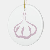 Knoblauch Keramikornament (Links)