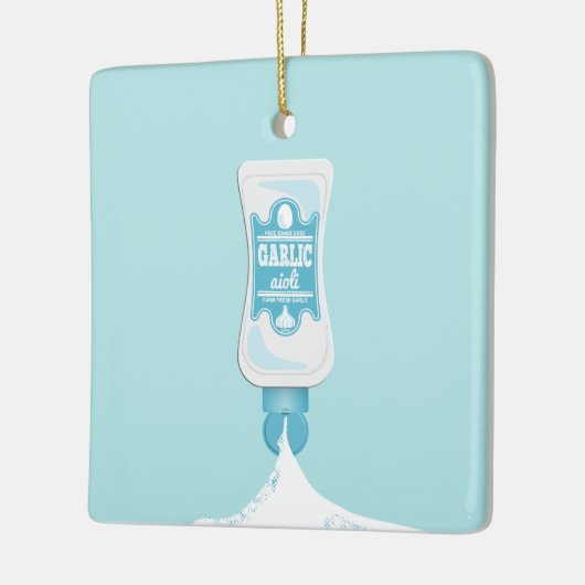 Knoblauch Keramikornament (Links)