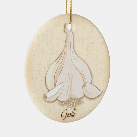 Knoblauch Keramikornament (Rechts)