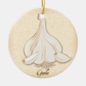 Knoblauch Keramikornament (Vorne)