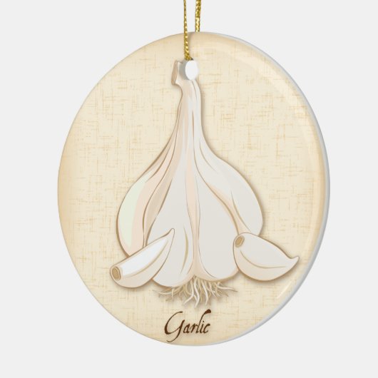 Knoblauch Keramikornament (Links)