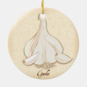Knoblauch Keramikornament (Hinten)