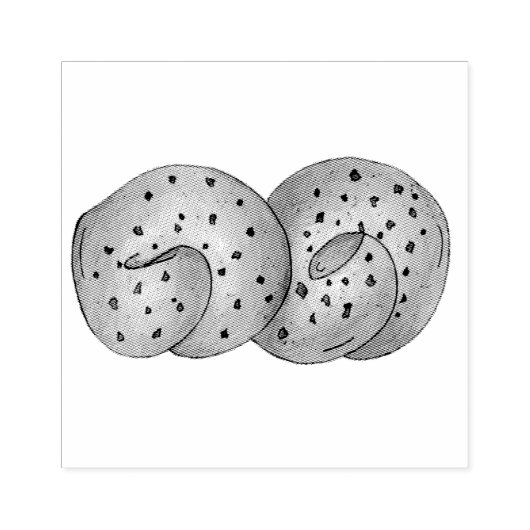 Knoblauch Knoblauch Brot Roll Italienisches Restau Gummistempel (Prägung)