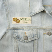 Knoblauch Knoblauch Brot Roll Italienisches Restau Namensschild (Beispiel)