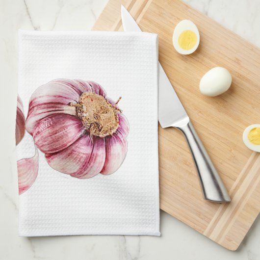 'Knoblauch' Küchentuch (Viertel Falte)