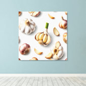 Knoblauch Leinwanddruck (Insitu (Holzboden))