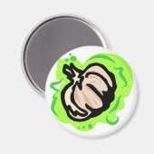 Knoblauch Magnet (Vorderseite/Rückseite)