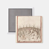 Knoblauch Magnet (Vorderseite/Rückseite)