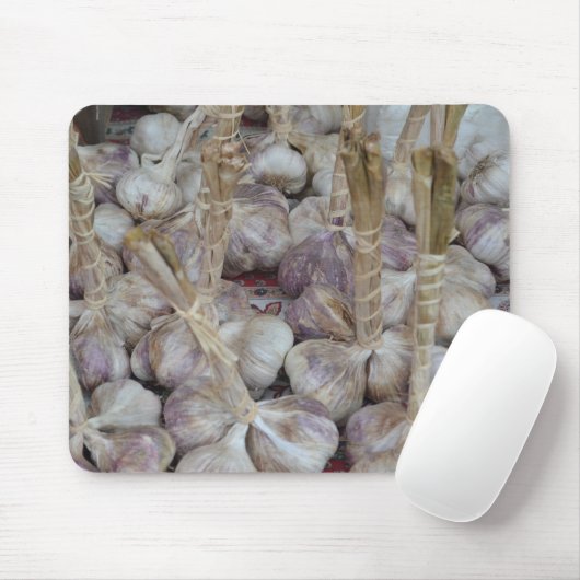 Knoblauch-Mausunterlage Mousepad (Mit Mouse)