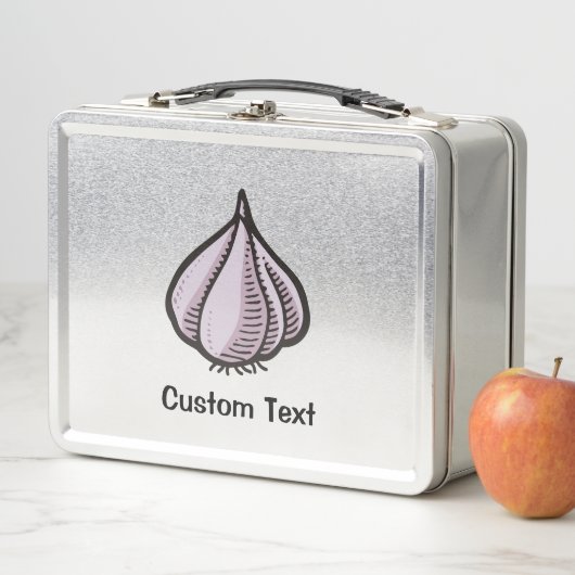 Knoblauch Metall Brotdose (Beispiel)