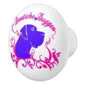 Knoblauch mit großer Däne Keramikknauf (Rechts)