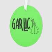 Knoblauch Ornament (Vorderseite)