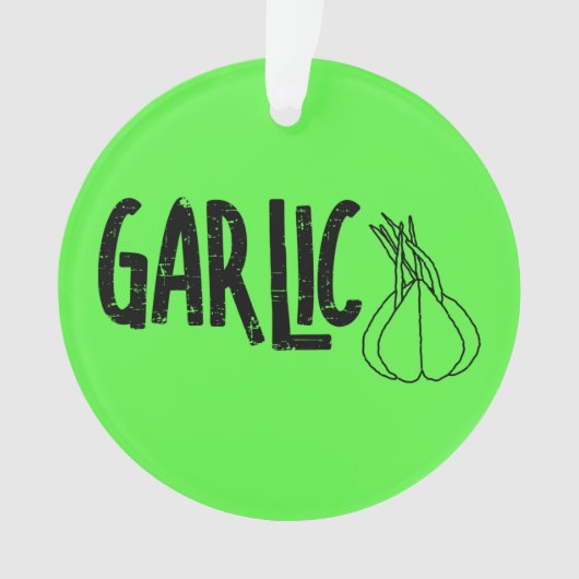 Knoblauch Ornament (Vorderseite)