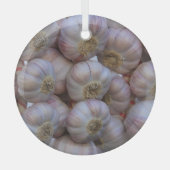 Knoblauch Ornament Aus Glas (Vorderseite)