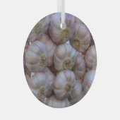 Knoblauch Ornament Aus Glas (Vorderseite Rechts)
