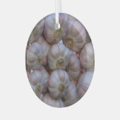 Knoblauch Ornament Aus Glas (Vorderseite links)