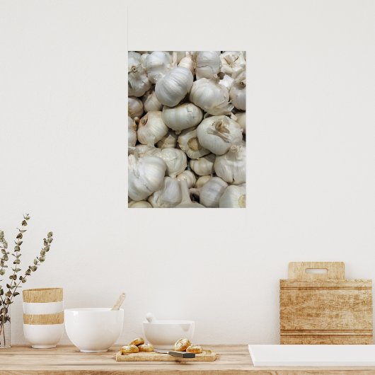 Knoblauch Poster (Küche)