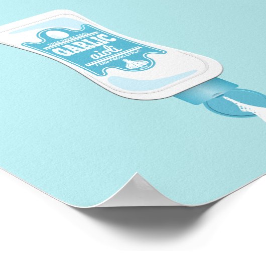 Knoblauch Poster (Ecke)