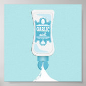 Knoblauch Poster (Vorne)