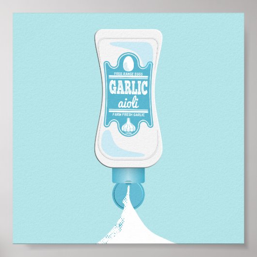 Knoblauch Poster (Vorne)