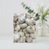 Knoblauch Postkarte (Stehend Vorderseite)