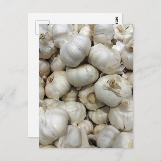 Knoblauch Postkarte (Vorne/Hinten)