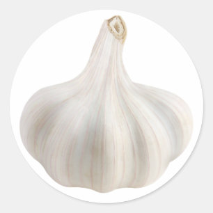 Knoblauch Runder Aufkleber