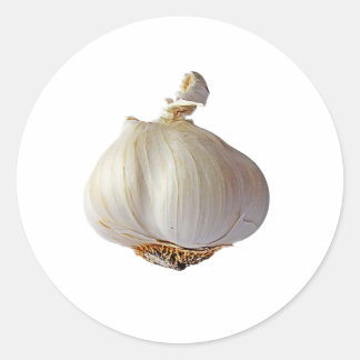 Knoblauch Runder Aufkleber