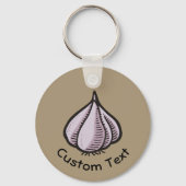 Knoblauch Schlüsselanhänger (Vorderseite)