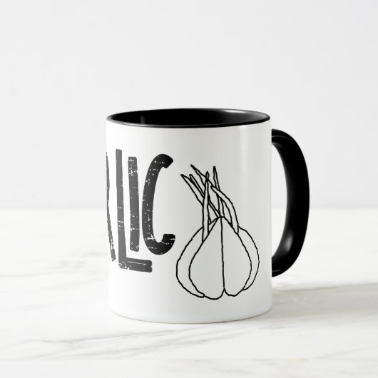 Knoblauch Tasse (VorderseiteRechts)