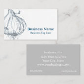 Knoblauch-Tinte Art Visitenkarte (Vorne/Hinten)