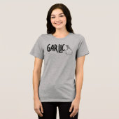 Knoblauch Tri-Blend Shirt (Vorderseite voll)