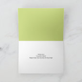 Knoblauch und grüner Chili Pepper: "Lass es uns wü Karte (Innenseite)