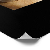 Knoblauch- und Pfefferschale Poster (Ecke)